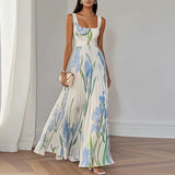 Grace | Floral A-Line Maxi Dress